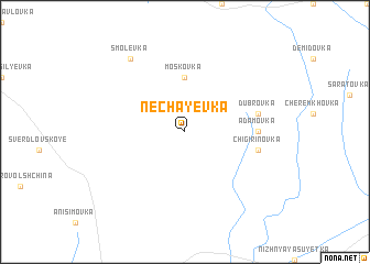 map of Nechayevka
