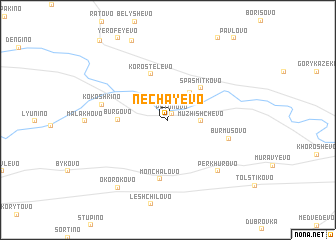 map of Nechayevo