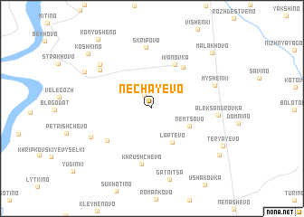 map of Nechayevo