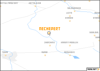 map of Nechepert\