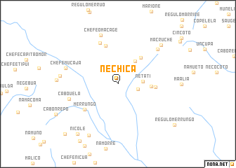 map of Nechica