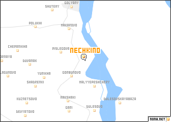 map of Nechkino