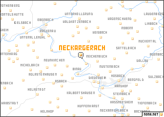 map of Neckargerach