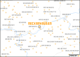 map of Neckarhausen