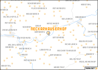 map of Neckarhäuserhof