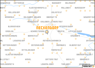 map of Neckendorf