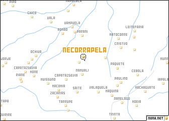 map of Necorrápela