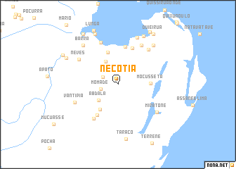 map of Necotia