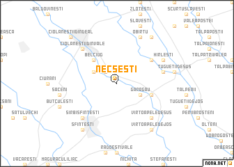 map of Necşeşti