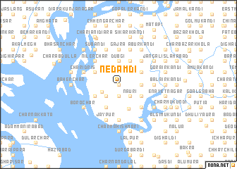 map of Nedāmdi