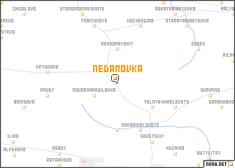 map of Nedanovka