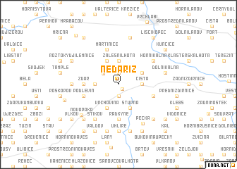 map of Nedařiž