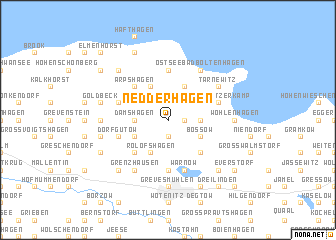 map of Nedderhagen