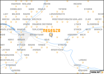 map of Nededza