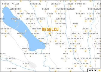 map of Nedelcu