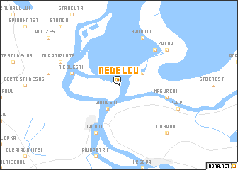 map of Nedelcu