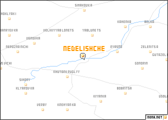 map of Nedelishche