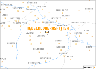 map of Nedelkova Grashtitsa