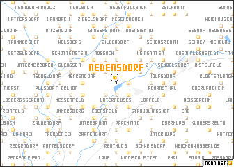 map of Nedensdorf