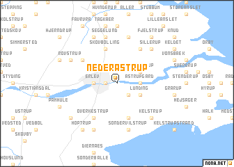 map of Neder Åstrup