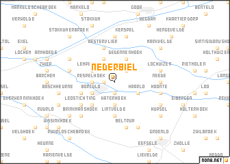 map of Nederbiel