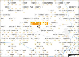 map of Nedereinde