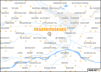 map of Nedereindseweg