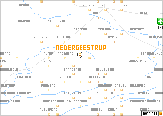 map of Neder Geestrup