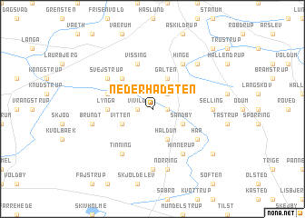 map of Neder Hadsten