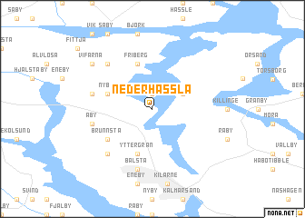 map of Nederhassla