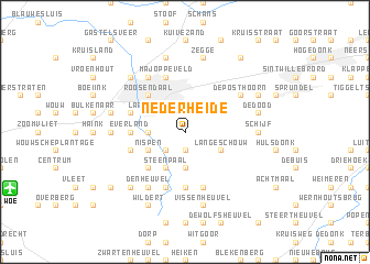 map of Nederheide