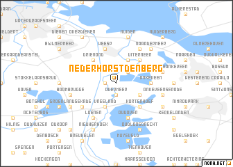 map of Nederhorst den Berg