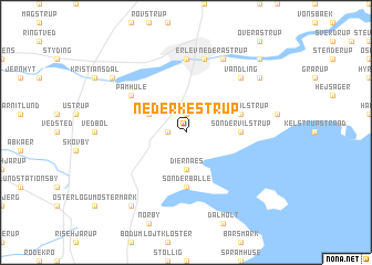 map of Neder Kestrup