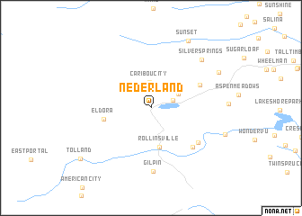 map of Nederland