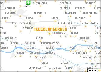 map of Nederlangbroek