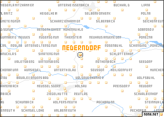 map of Nederndorf