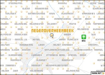 map of Neder-Over-Heembeek