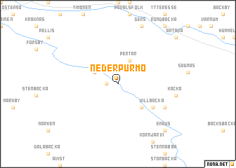 map of Nederpurmo