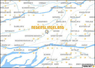 map of Nederslingeland