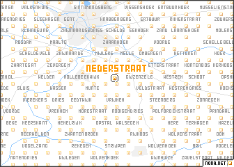 map of Nederstraat