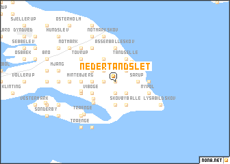 map of Neder Tandslet