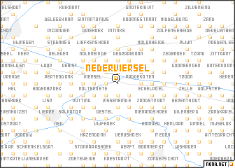 map of Nederviersel