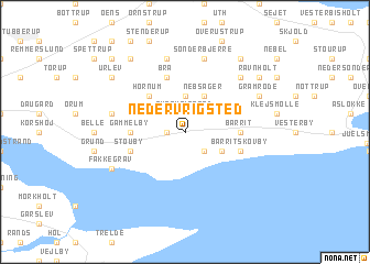 map of Neder Vrigsted