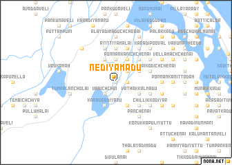 map of Nediyamadu