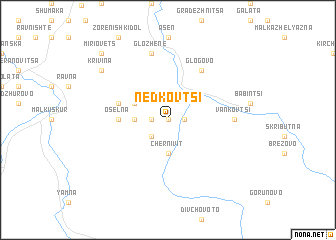 map of Nedkovtsi