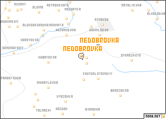 map of Nedobrovka