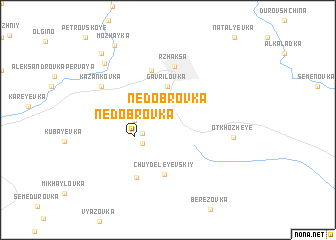 map of Nedobrovka