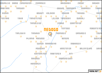 map of Nédogo