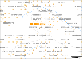 map of Nedolakanda