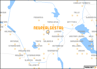 map of Nedre Älgestad